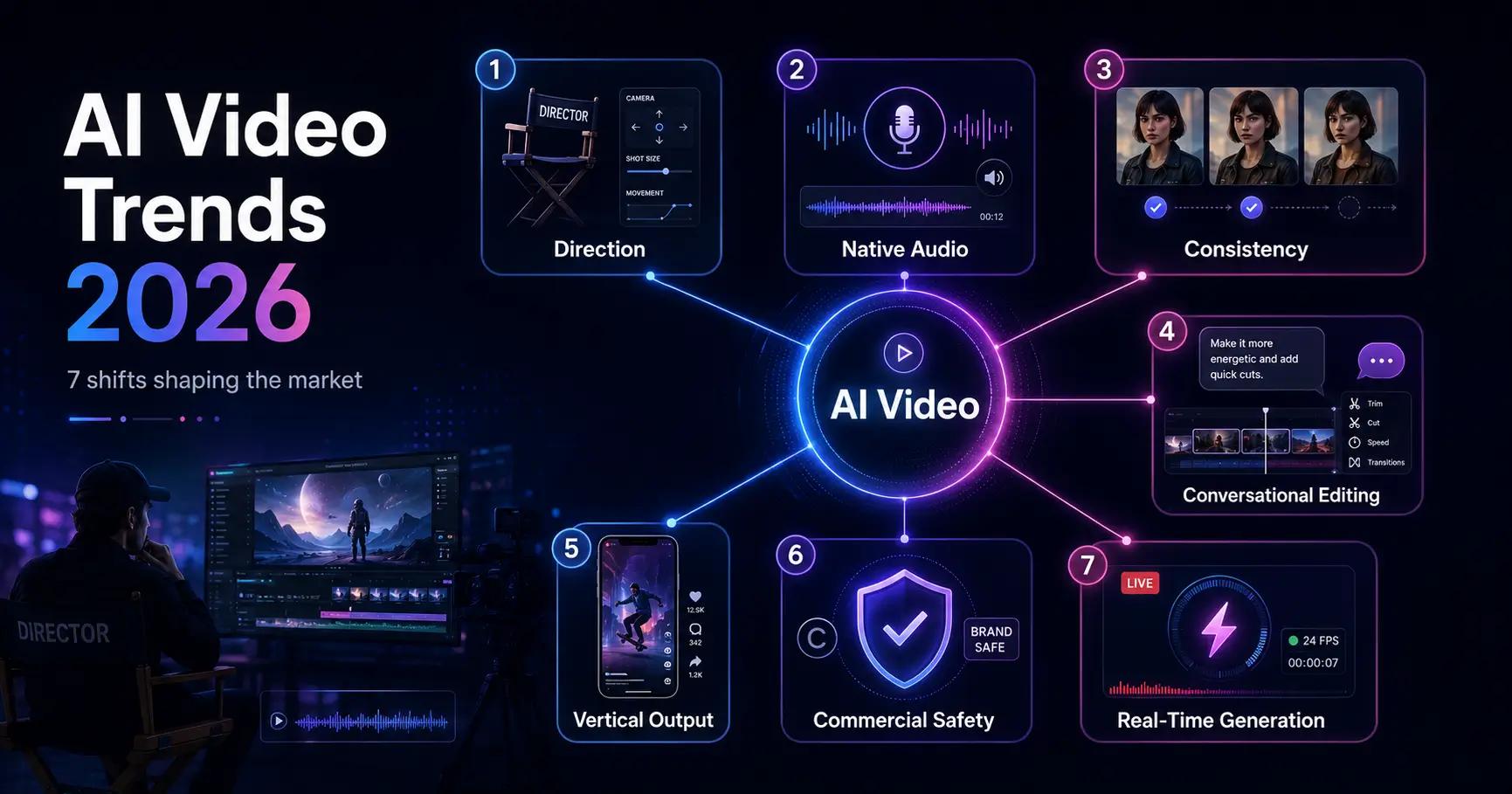 Seven AI Video Industry Trends Defining 2026