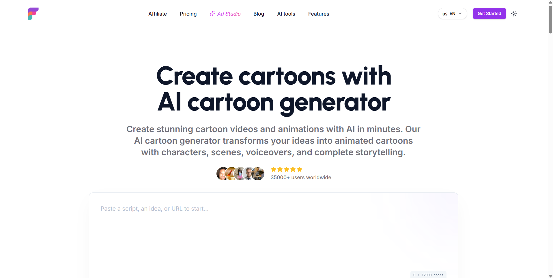 Create cartoons with AI cartoon generator