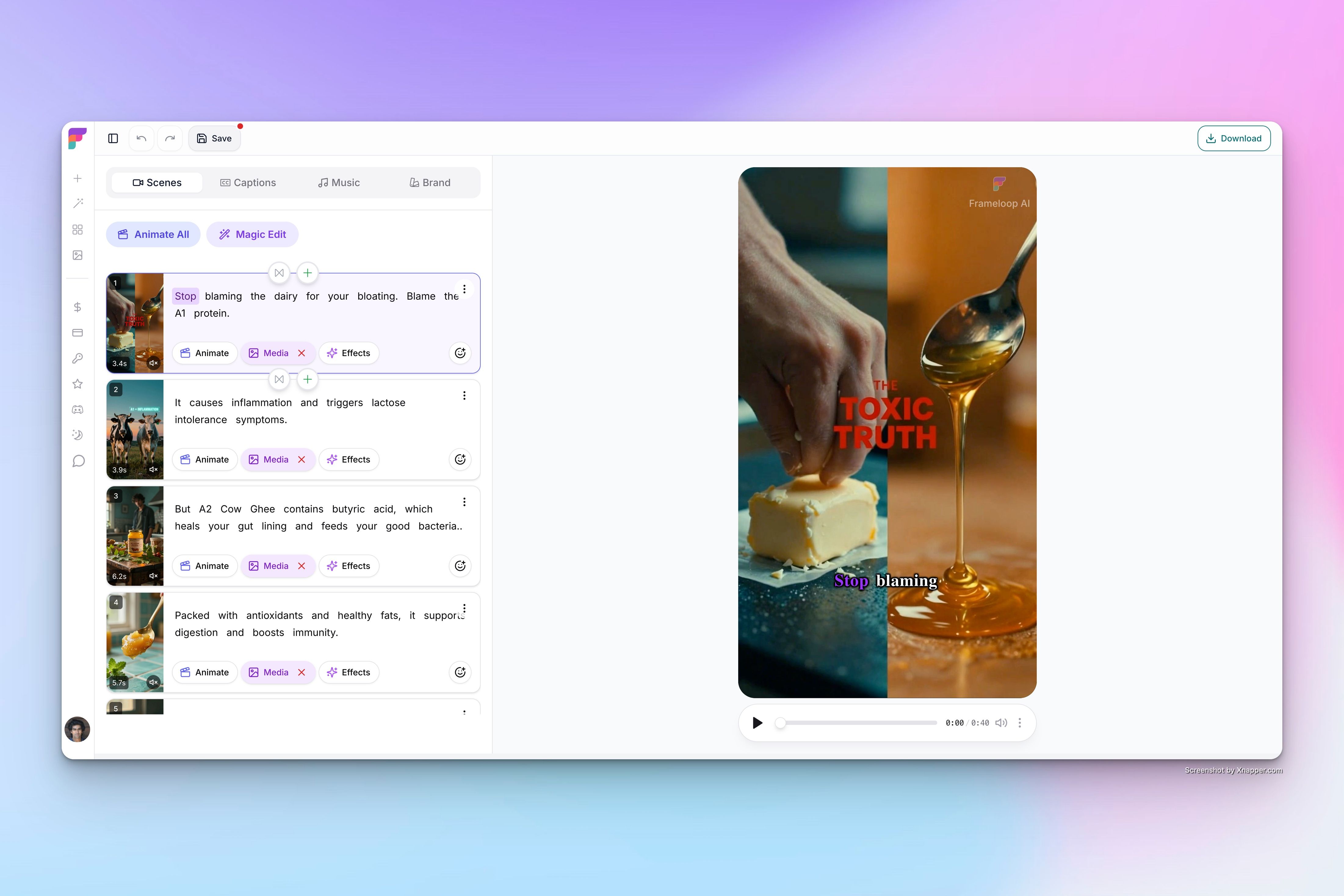 Get started with frameloop ai