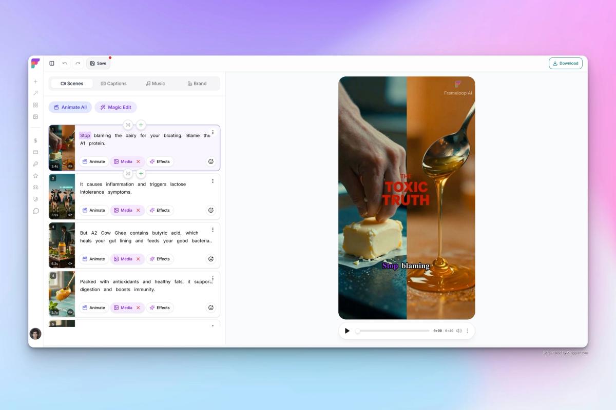 Get started with frameloop ai