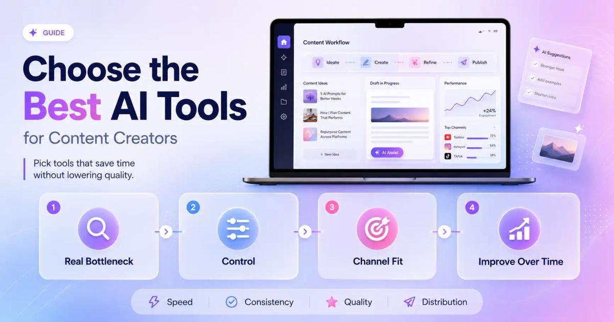 How to Choose the Best AI Tools for Content Creators