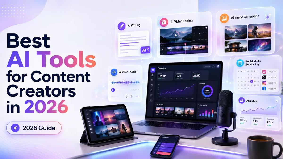 Best AI Tools for Content Creators in 2026