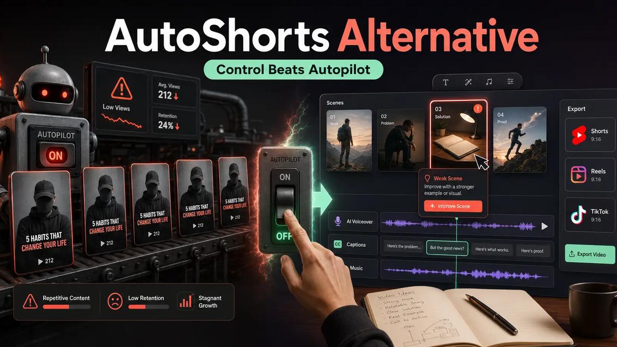 AutoShorts Alternative When Full Autopilot Hurts Your Channel