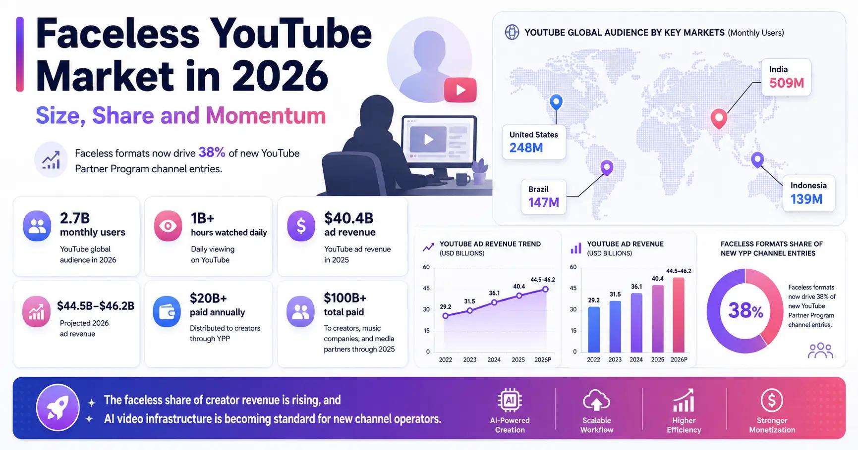 Faceless YouTube Market in 2026 Size, Share and Momentum