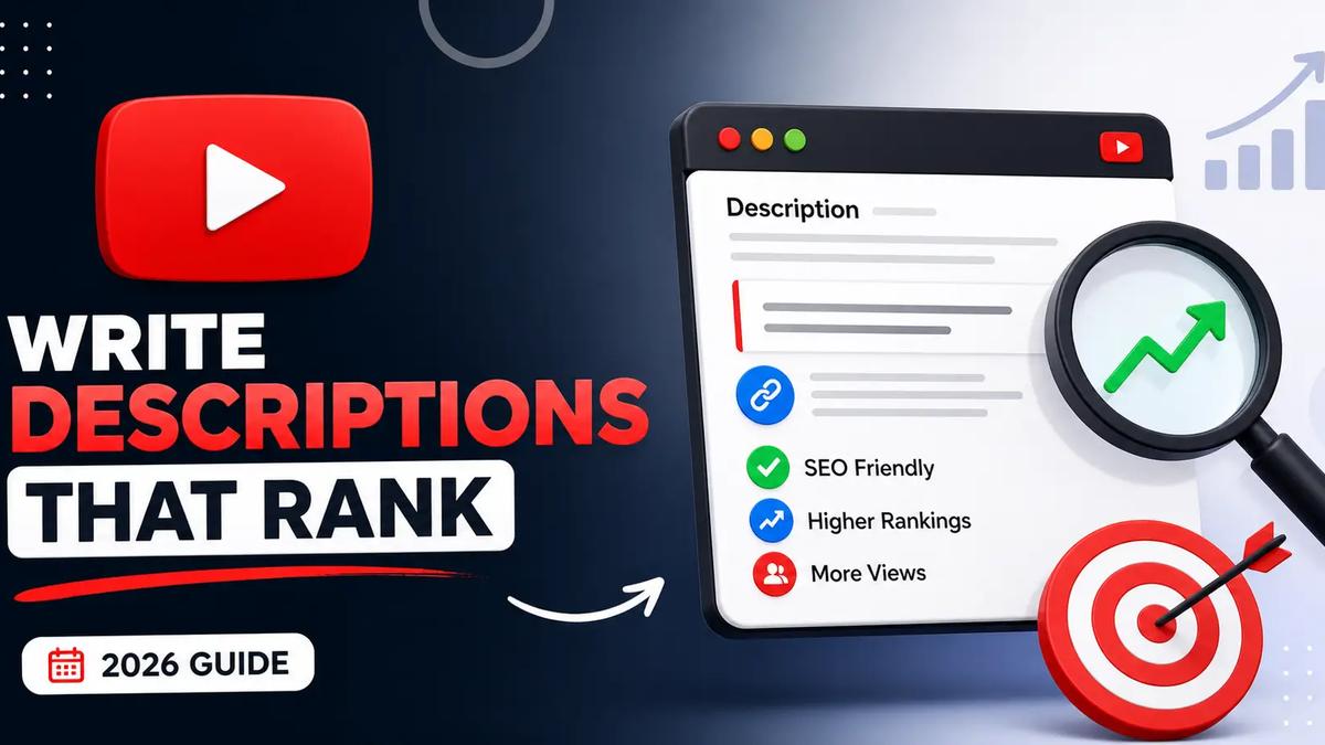 How to Write YouTube Descriptions That Rank (2026 Guide)