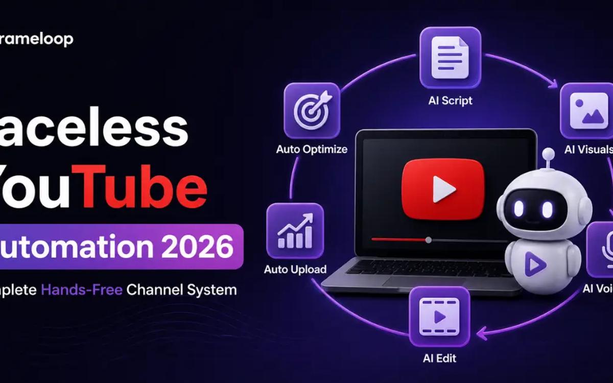 Faceless YouTube Automation 2026: Complete Hands-Free Channel System