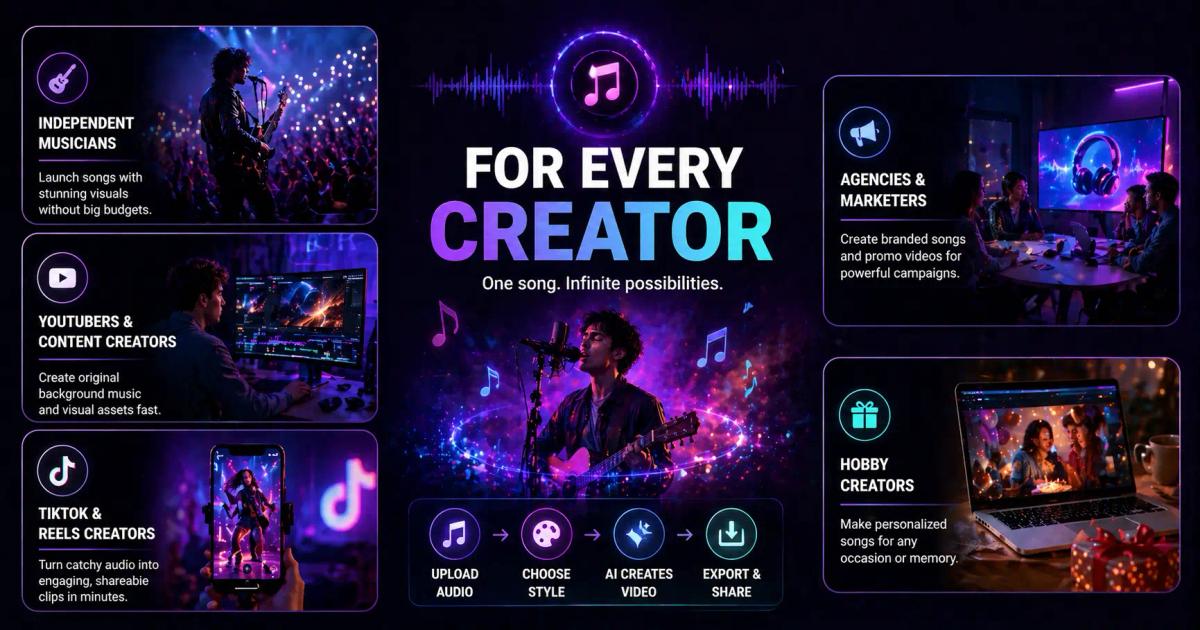 Who Should Use an AI Music Video Generator?