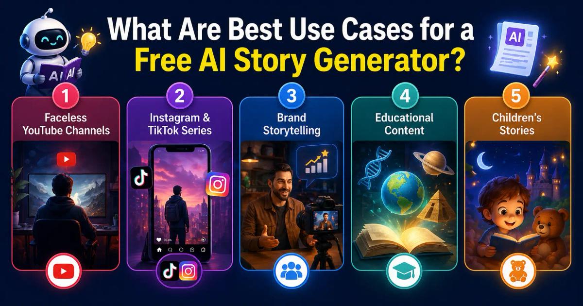 What Are Best Use Cases for a Free AI Story Generator