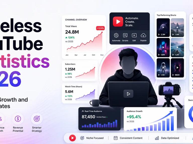 Faceless YouTube Statistics 2026 Revenue, Growth and Success Rates