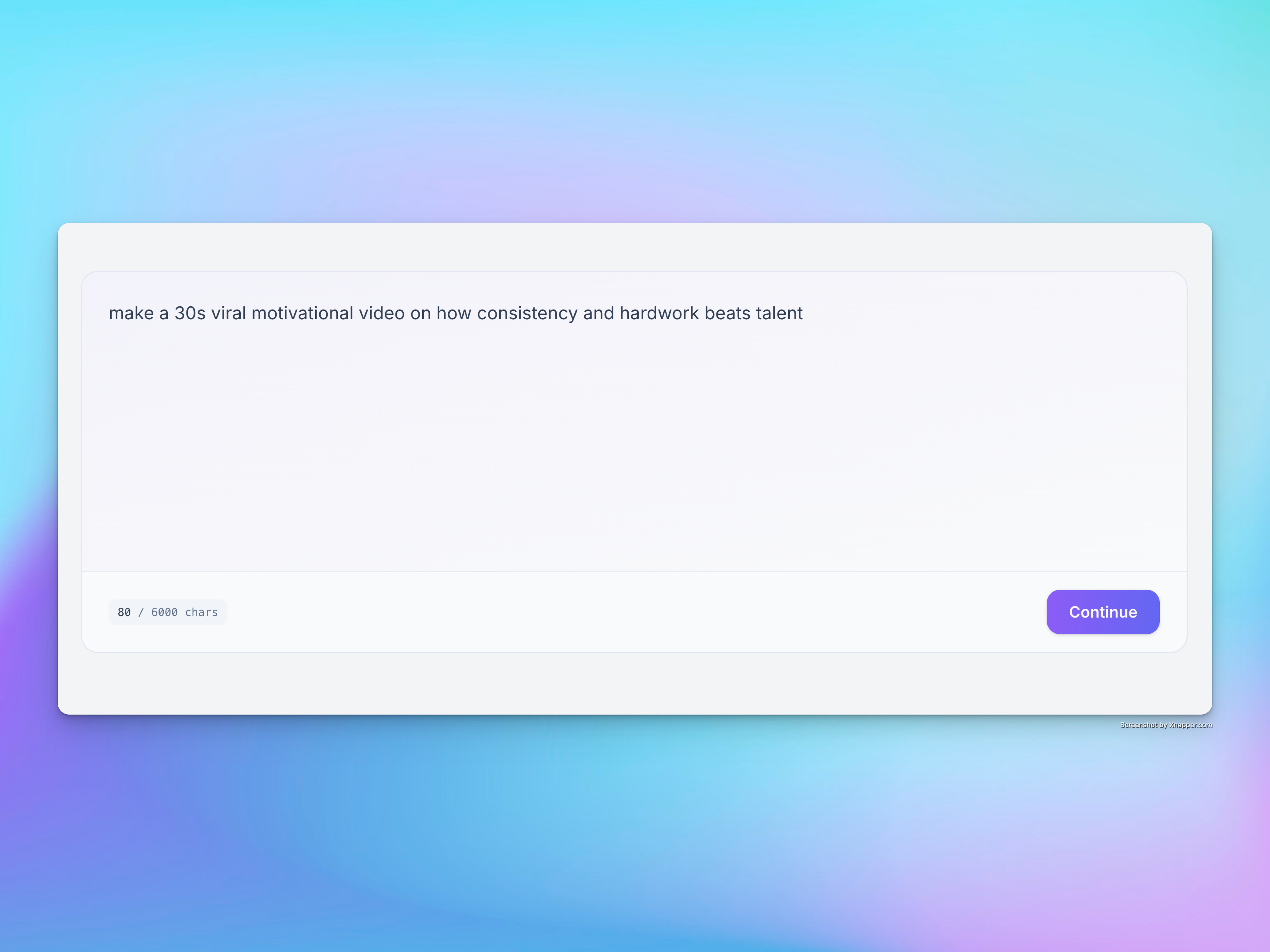 intelligent-idea-script-input