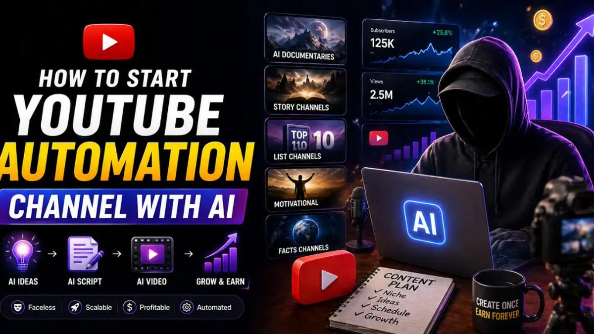 How to Start YouTube Automation Channel with AI