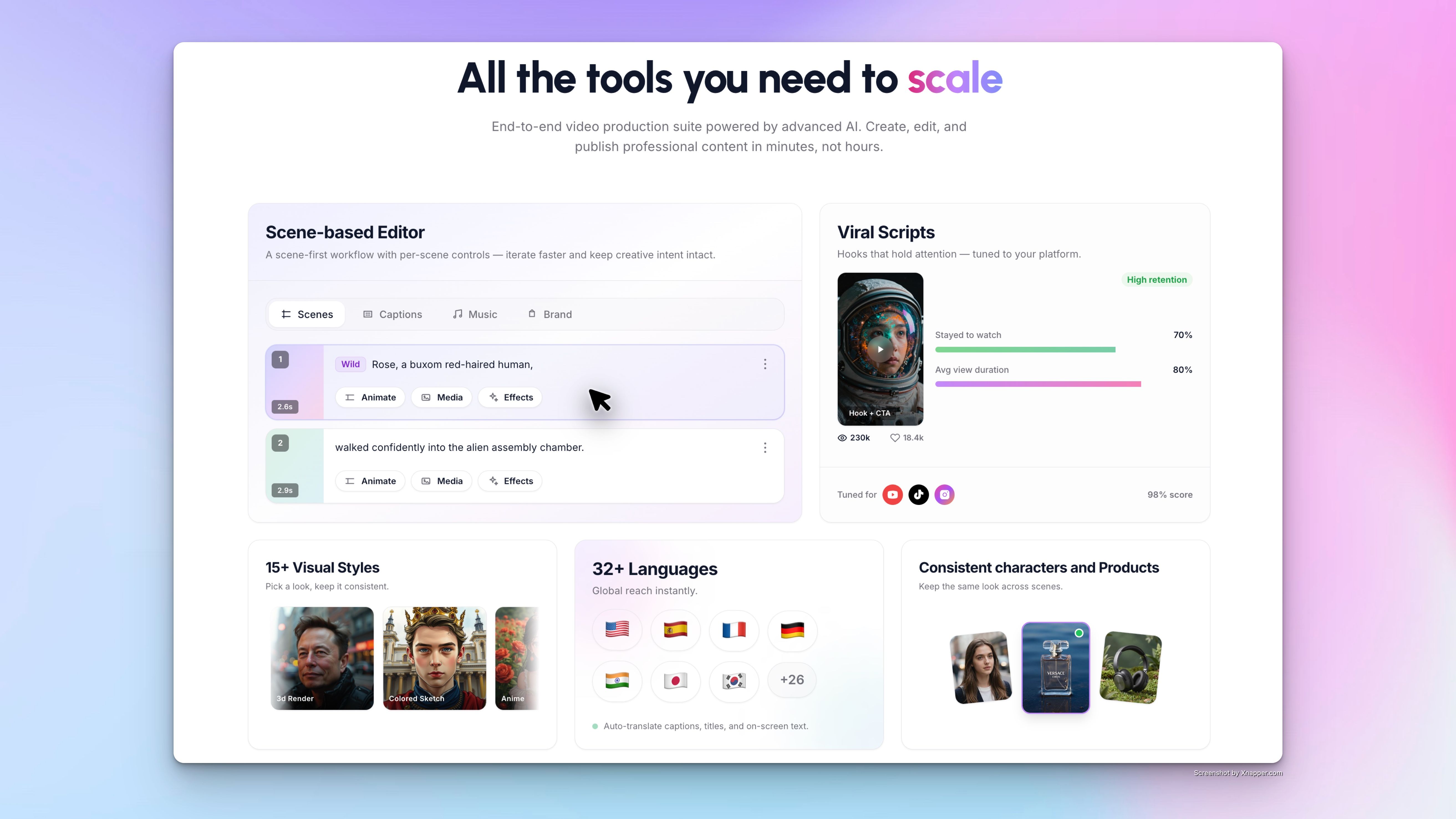 frameloop features