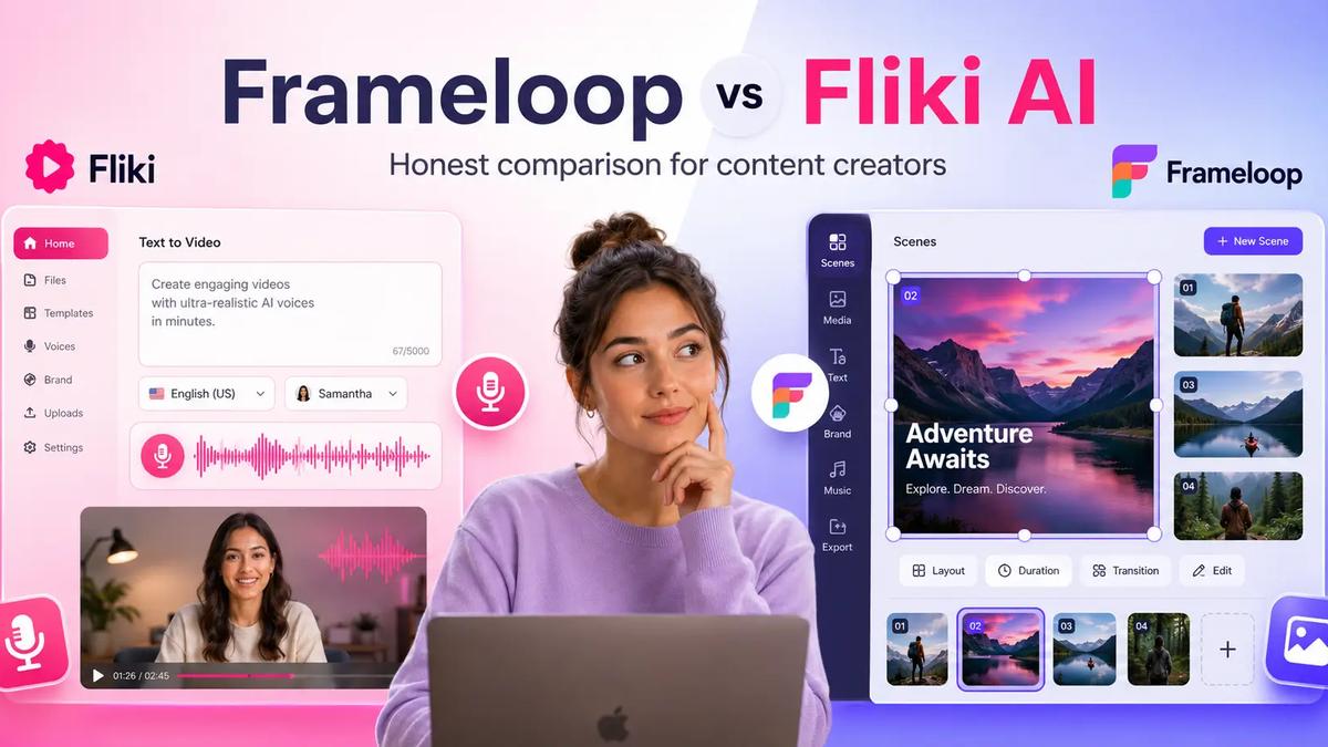 Frameloop vs Fliki AI Honest Comparison for Content Creators