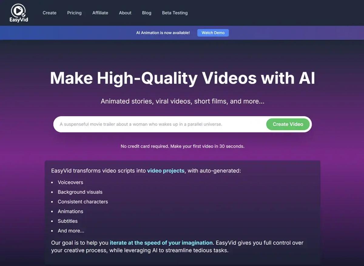 easyvid ai