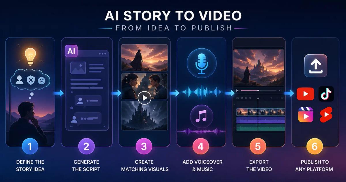 How Do You Use an AI Story Generator to Create Video Content?