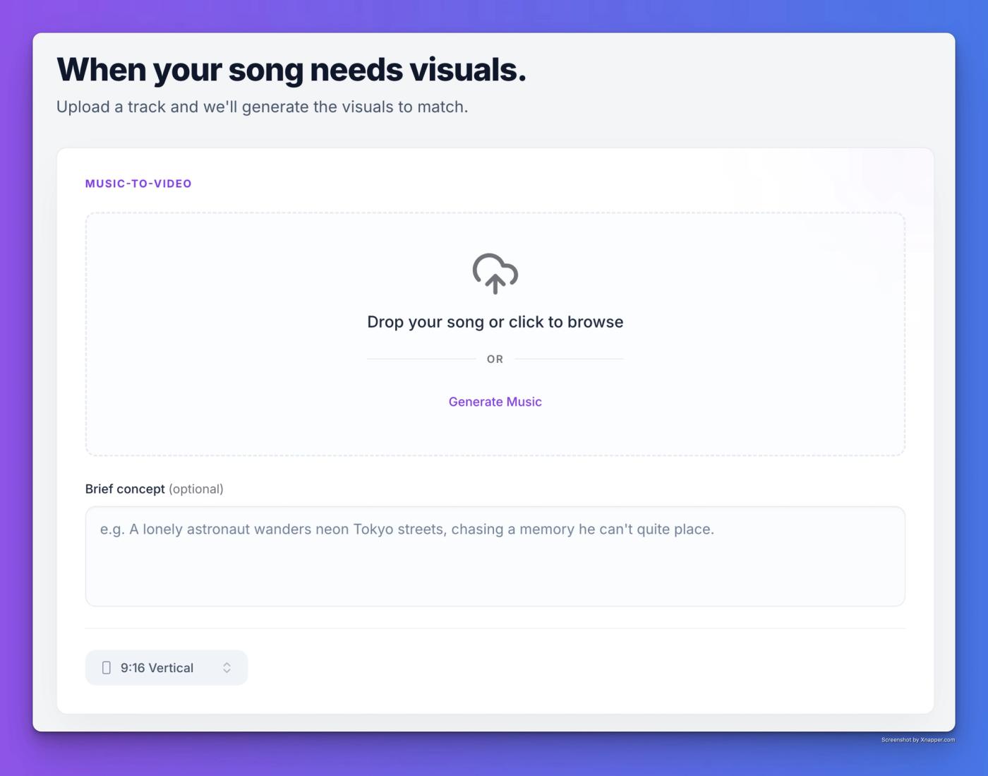 music-video-generation