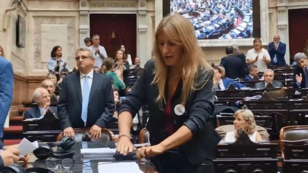 La Libertad Avanza impulsa sanción contra diputada por incidente en sesión legislativa