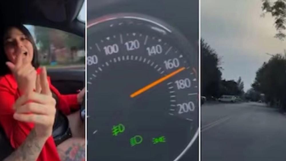 Joven conductora enfrentará suspensión de su licencia tras video viral de alta velocidad