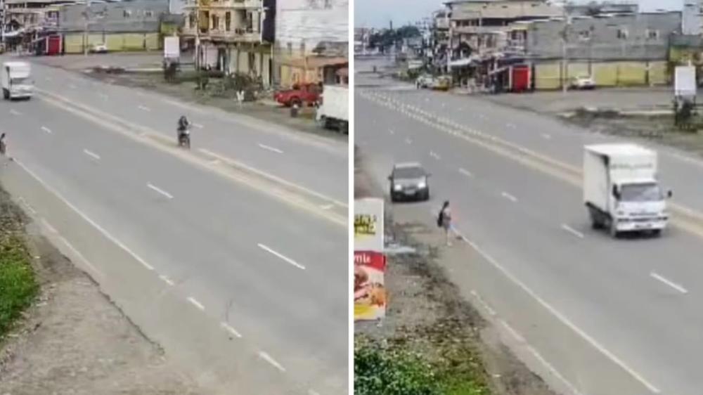 Tragedia en Ecuador: Auto fuera de control siega la vida de una transeúnte