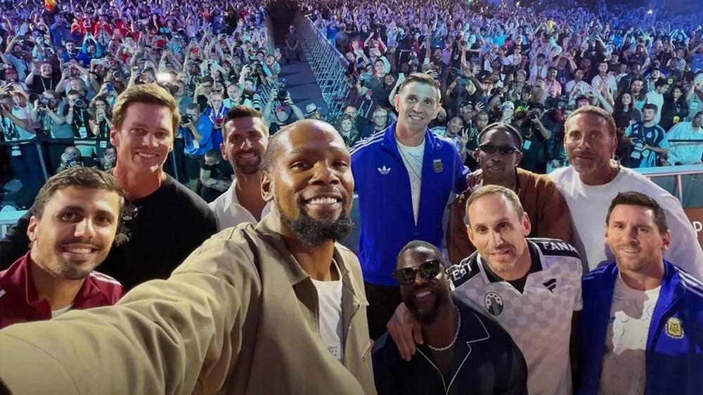 Cumbre de leyendas: Lionel Messi, Novak Djokovic y Kevin Durant revolucionan las redes antes de la final del Mundial