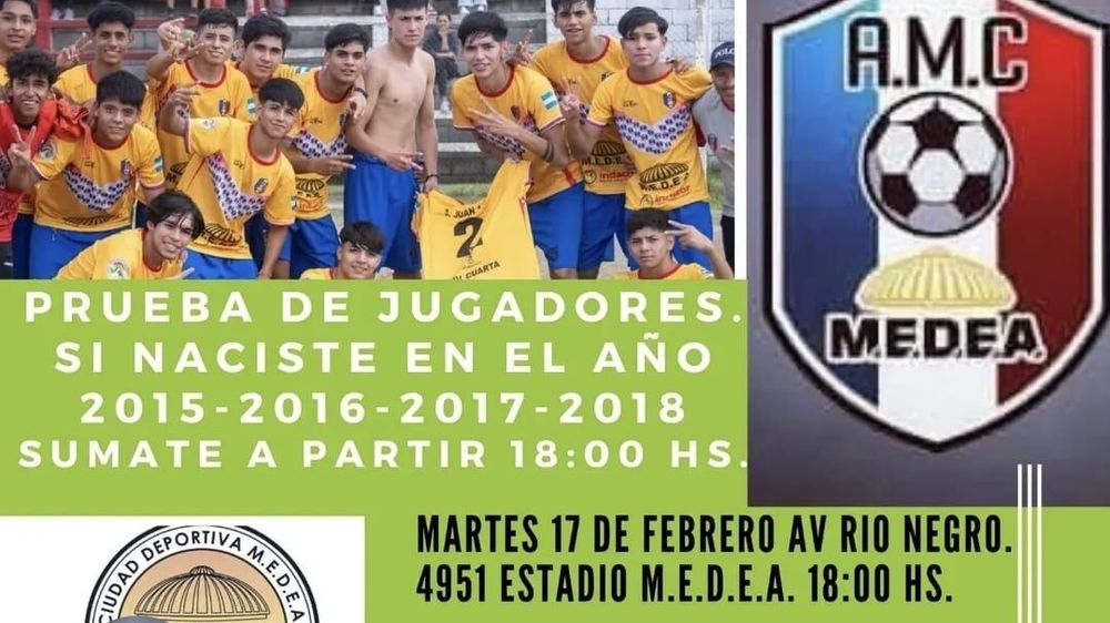 Atlético Medea Busca Talentos Jóvenes para Reforzar sus Divisiones Inferiores