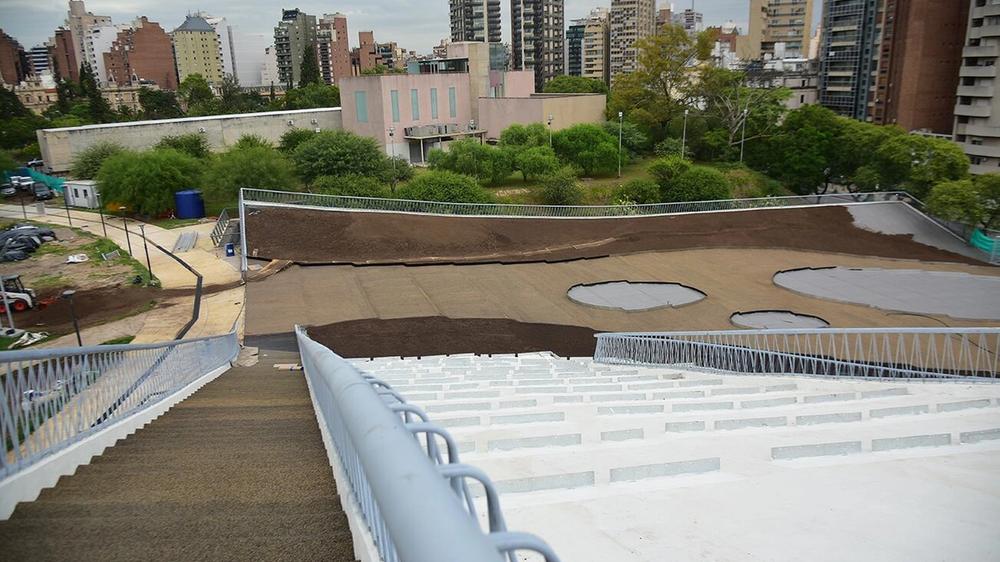 Terraza Verde en el Centro Cultural Córdoba: Preparativos Finales para su Inauguración