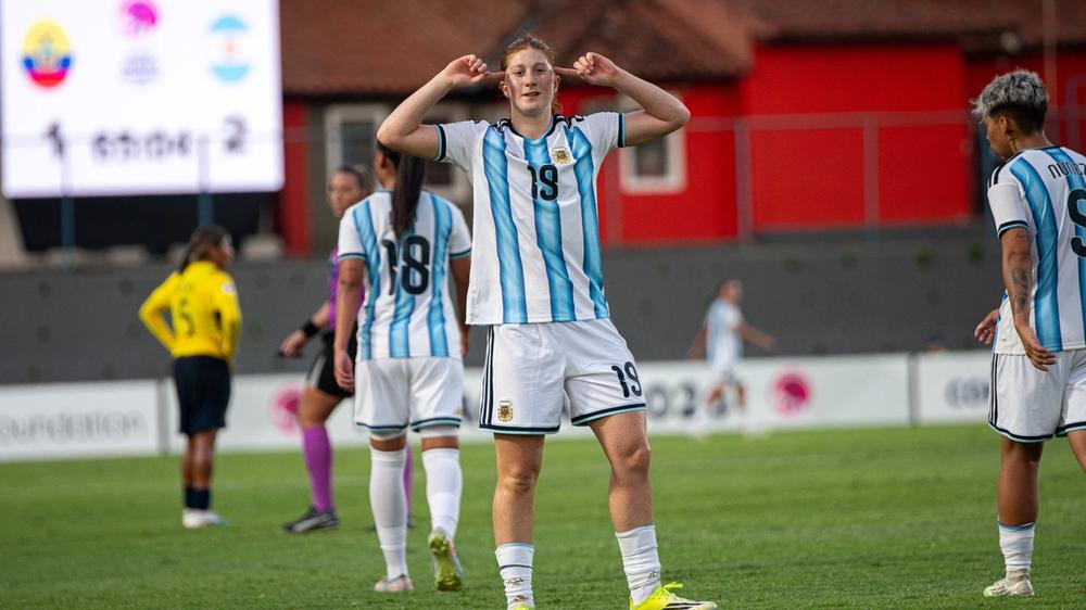 ¡Arrancó con el pie derecho! La Sub-20 femenina triunfó ante Ecuador