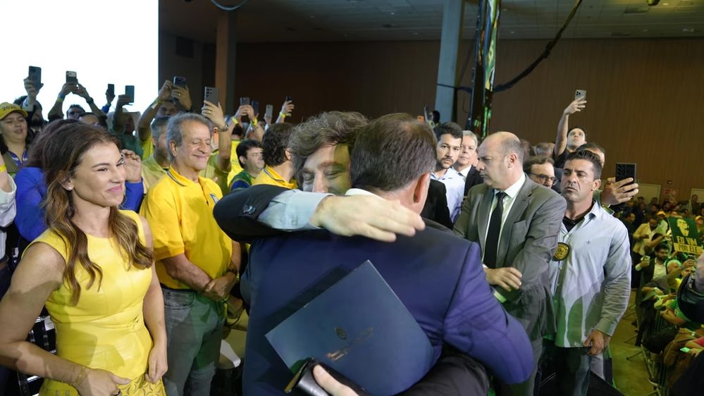 Milei disertó en San Pablo: fuerte apoyo a la oposición brasileña y críticas al oficialismo de Lula da Silva