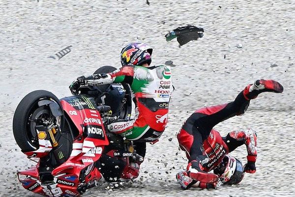 Grave accidente de Álex Márquez en el Gran Premio de Cataluña de MotoGP