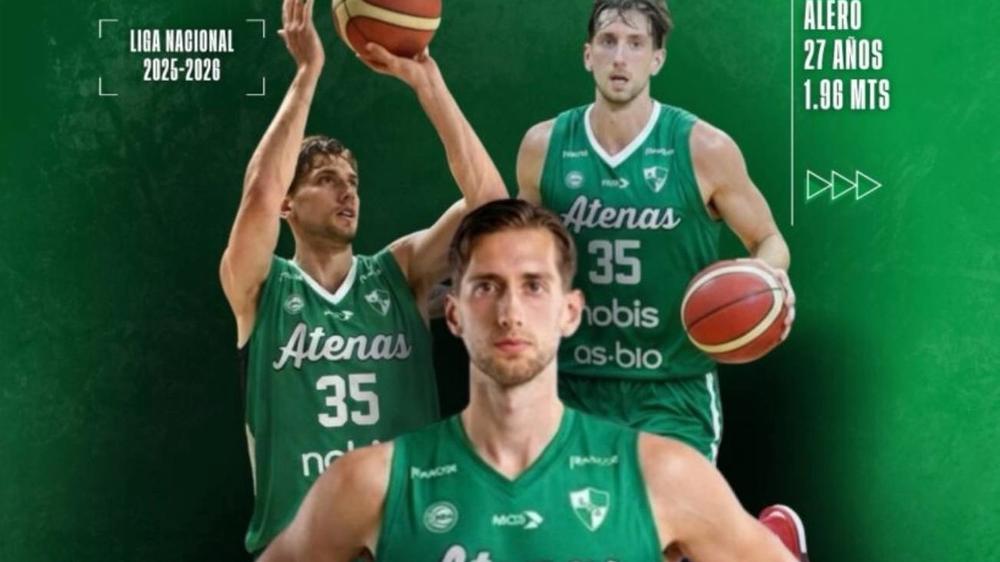 Atenas modifica su plantilla: Un jugador se aleja por lesión