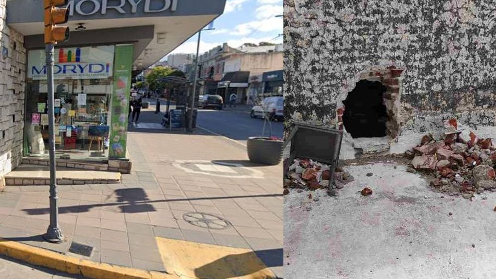 Audaz robo en Alta Gracia: Boqueteros sustraen caja fuerte de gran tamaño