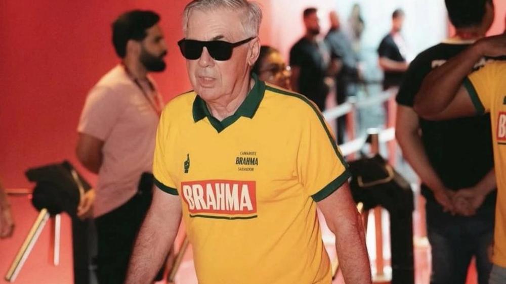 Carlo Ancelotti, presente en las festividades de carnaval en Brasil