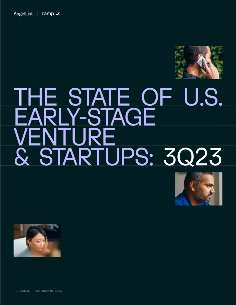 The State of U.S. Early Stage Venture & Startups: 3Q23