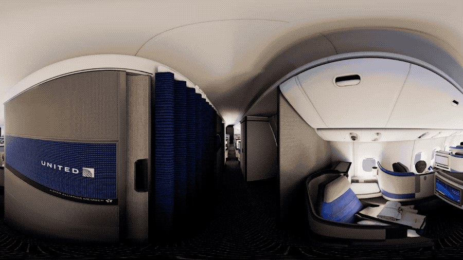 United Airlines VR