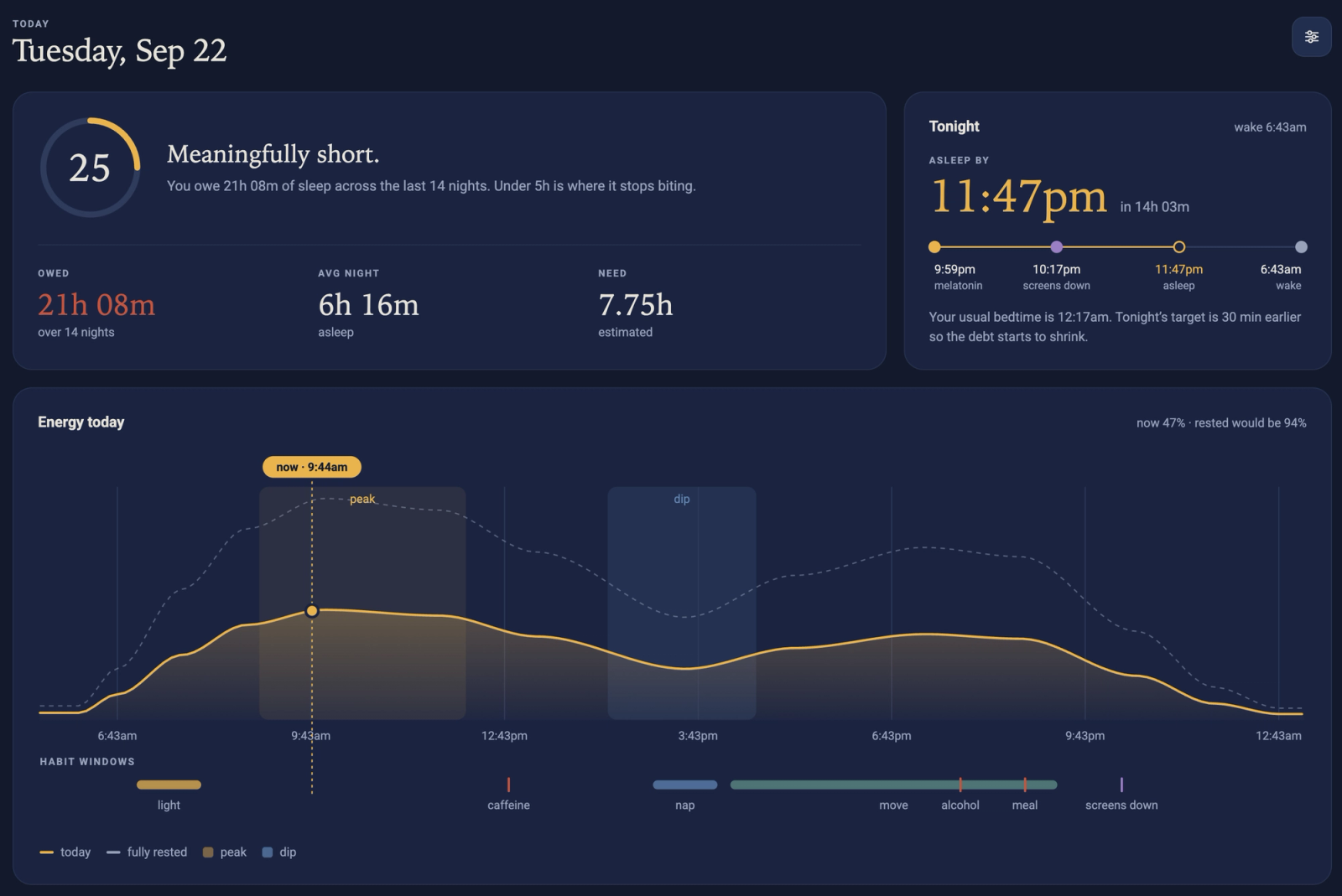App home page