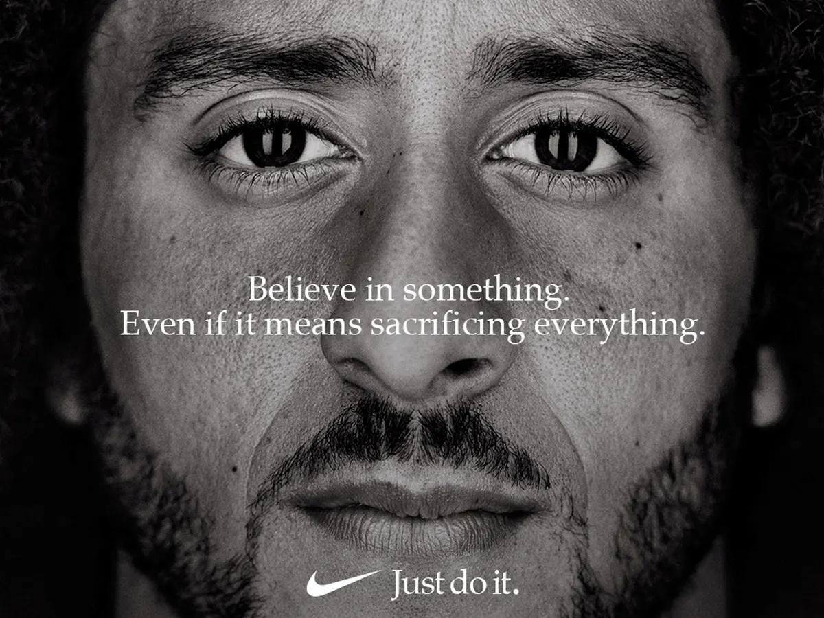 Nike ad with Colin Kaepernick 