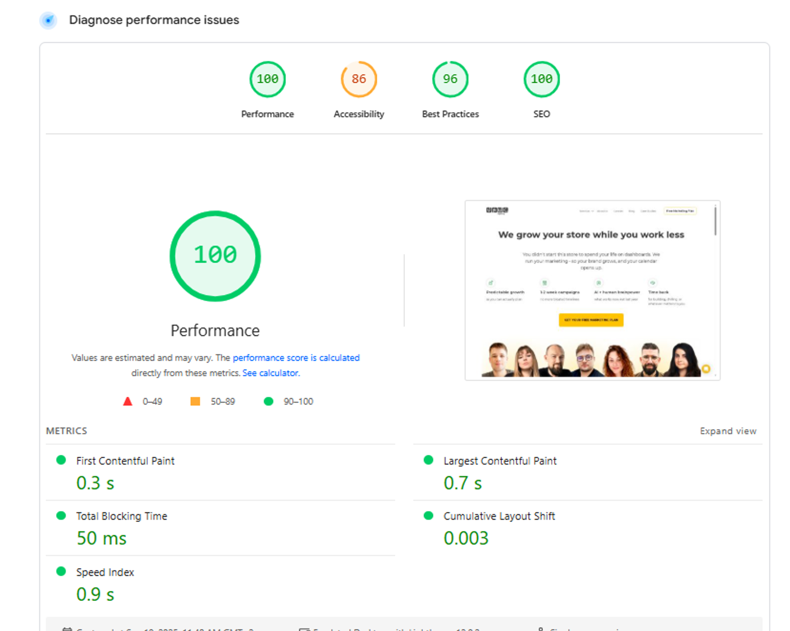 PageSpeed Insights