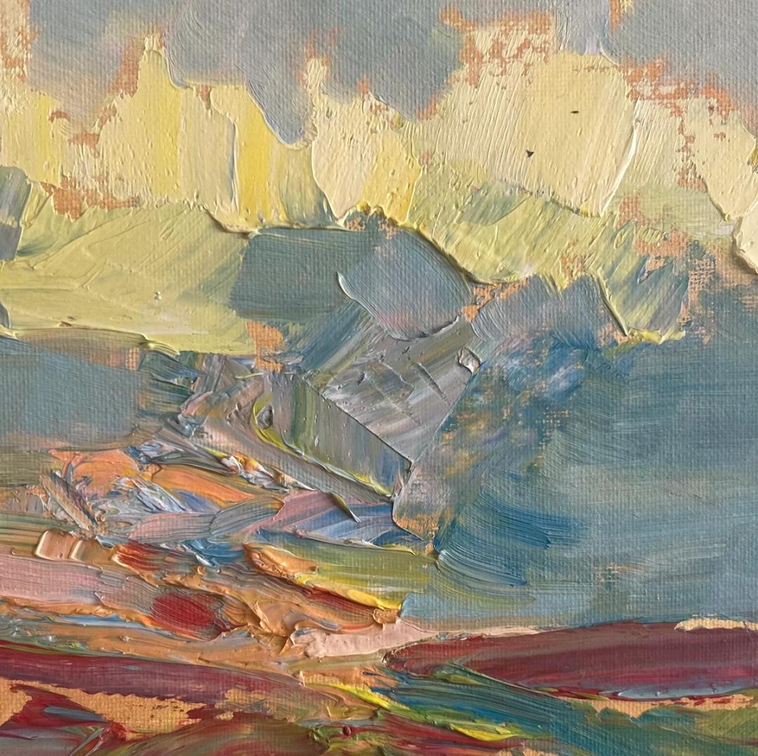 A collection of Oil Painting, 12 paintings, 8 x 10 inches, Canvas Boards and 12 x 16 inches canvases. They are various responses to the subjects of Sunrises and Sunsets using landscape as the medium. Each one favours the colourful, done in series but yet retaining their own individuality. The smaller pieces are heavily textured due to my use of a palette knife.