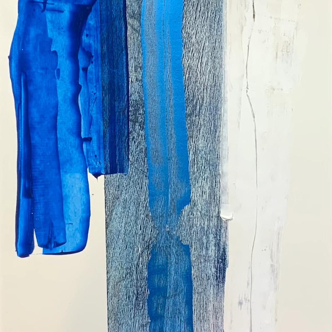 Mixed media on Mokulito print