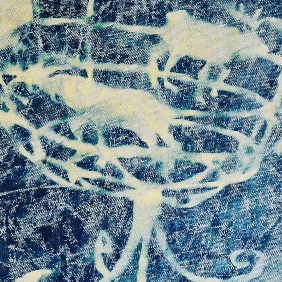 Image painted with household recycled paint.