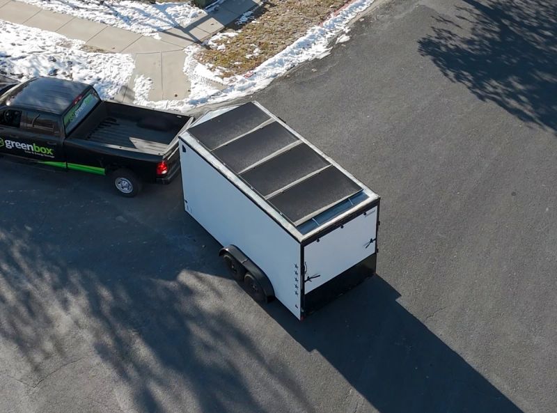 Off-grid solar install