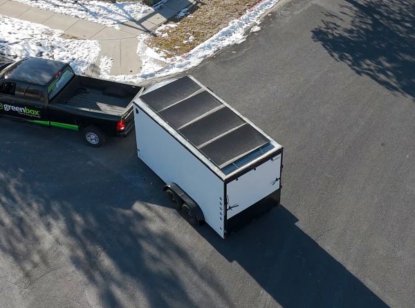 Off-grid solar install