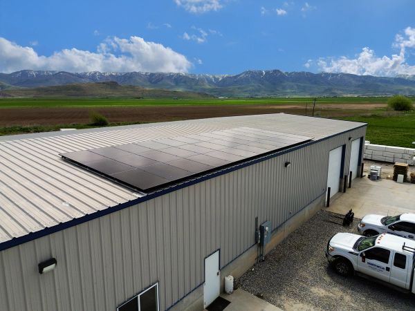 Commercial solar install