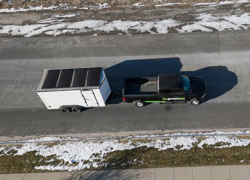 Off-grid solar install