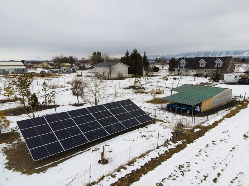 Residential solar install