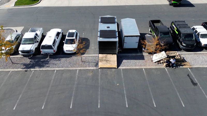 Off-grid solar install