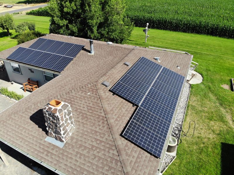 Residential solar install