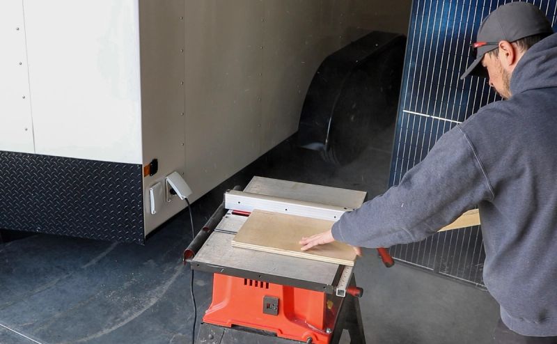 Off-grid solar install