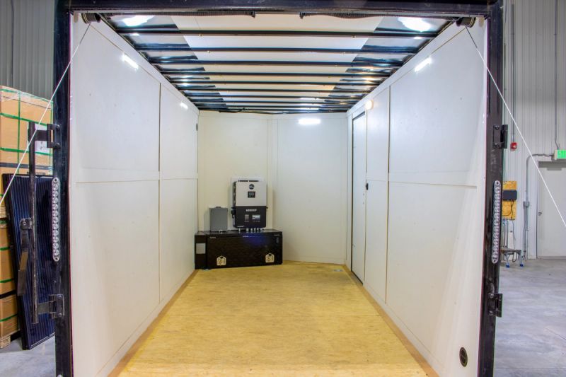 Off-grid solar install