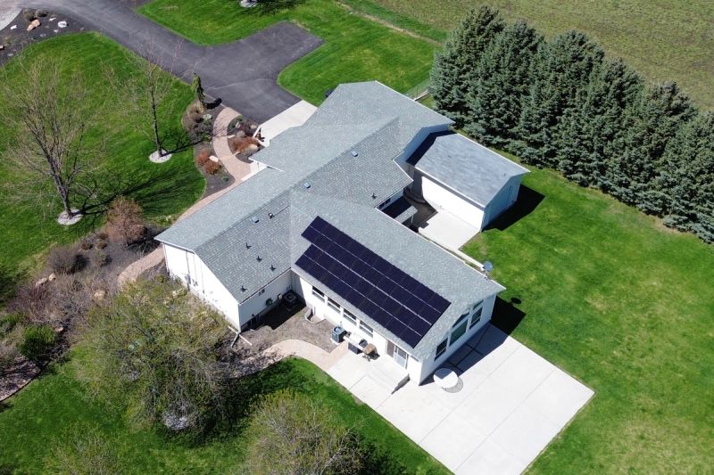 Residential solar install